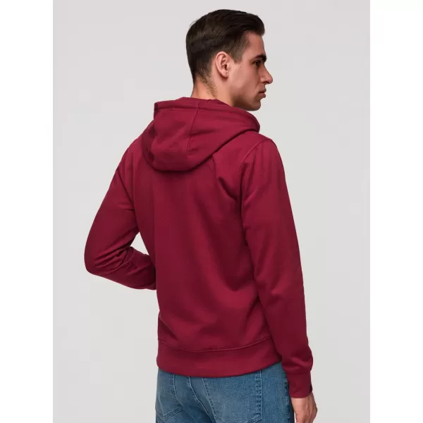  Pánská mikina OMBRE OM-SSZP-0256 RED 