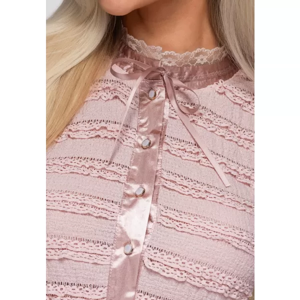  Dámská blůza OMBRE OW-TS-E0066 PINK 