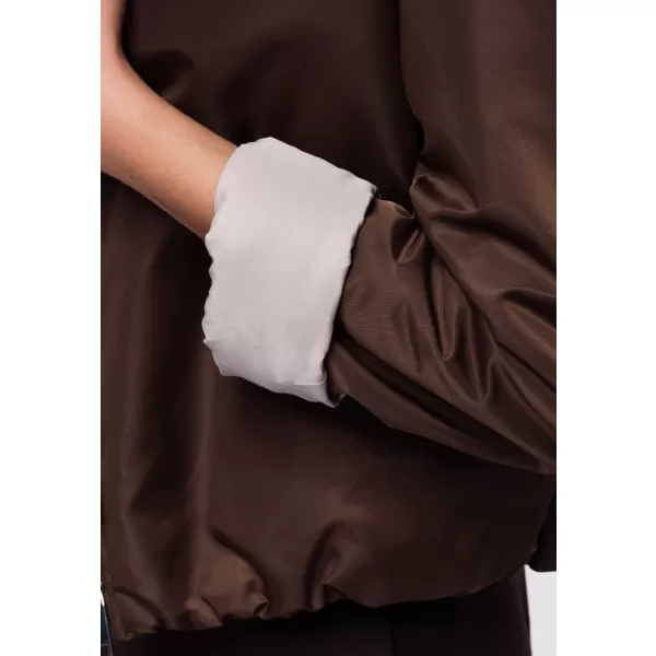  Dámská bunda OMBRE OW-JT-E0003 BROWN 
