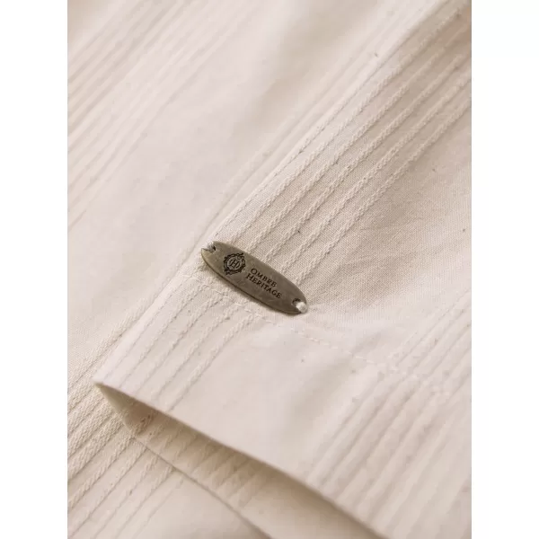  Pánské kraťasy OMBRE OM-SRCS-0209 CREAM 