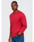 Pánské tričko OMBRE OM-LSBL-0142 RED