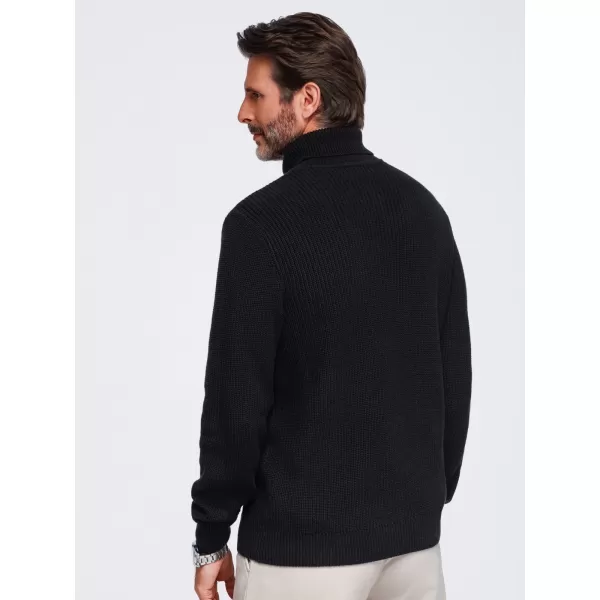  Pánský rolák OMBRE OM-SWTN-0189 BLACK 
