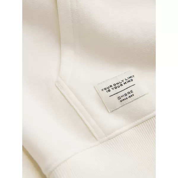  Pánská mikina OMBRE OM-SSBN-0270 CREAM 