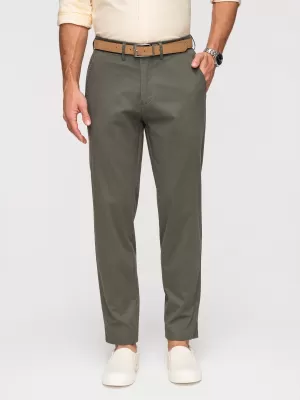 Pánské kalhoty OMBRE OM-PACP-0293 KHAKI