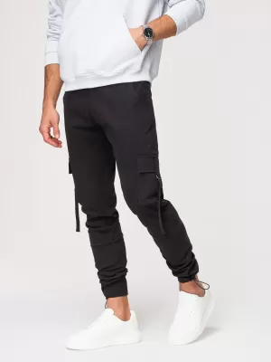 Pánské kalhoty OMBRE P1516 BLACK