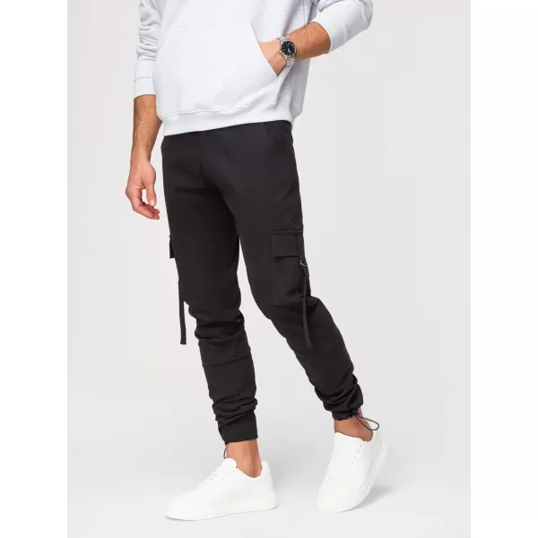  Pánské kalhoty OMBRE P1516 BLACK 