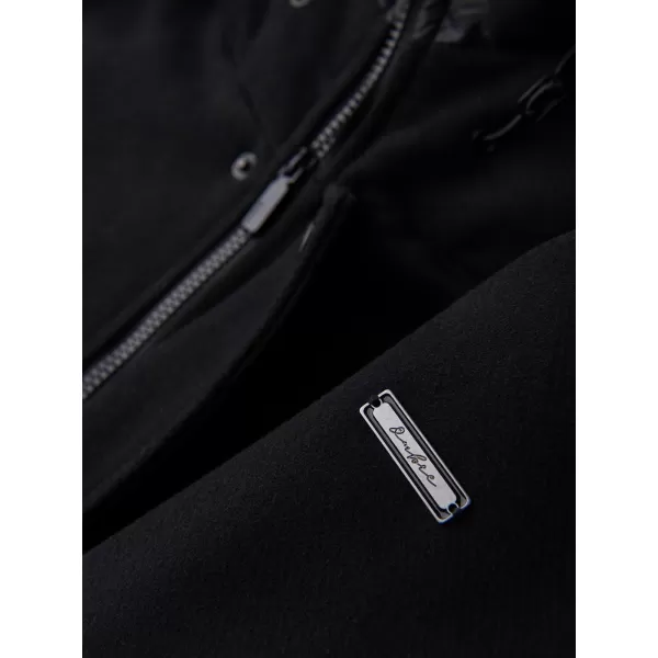  Pánská parka OMBRE OM-COWC-0161 BLACK 