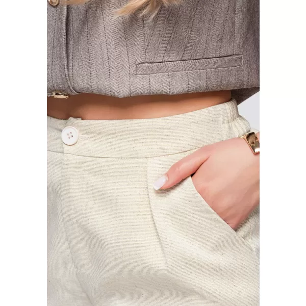  Dámské kraťasy OMBRE OW-ST-E0010 BEIGE 