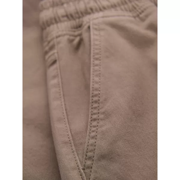  Pánské kalhoty OMBRE OM-PAJO-0290 BEIGE 