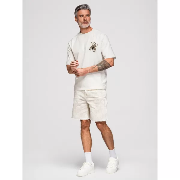 Pánské triko OMBRE OM-TSCT-0277 OFF-WHITE 