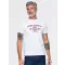 Pánské tričko OMBRE OM-TSPT-0297 WHITE