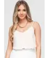 Dámské tílko OMBRE OW-TS-E0057 BEIGE