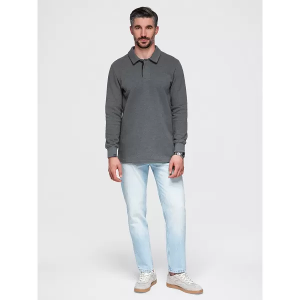  Pánský rolák OMBRE B1719 GRAPHITE 
