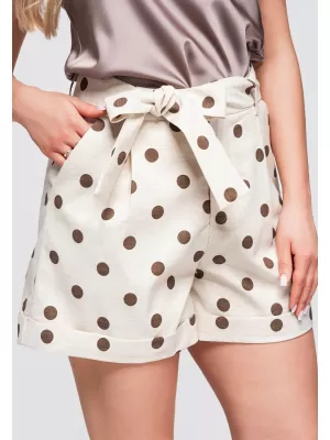 Dámské kraťasy OMBRE OW-ST-E0014 TAUPE