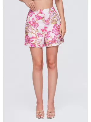 Dámské kraťasy OMBRE OW-ST-E0028 PINK