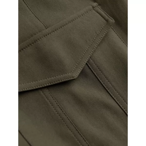  Pánské kalhoty OMBRE P1515 DARK OLIVE GREEN 