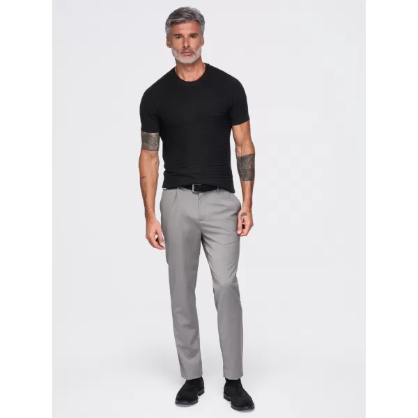  Pánské tričko OMBRE OM-TSCT-0303 BLACK 