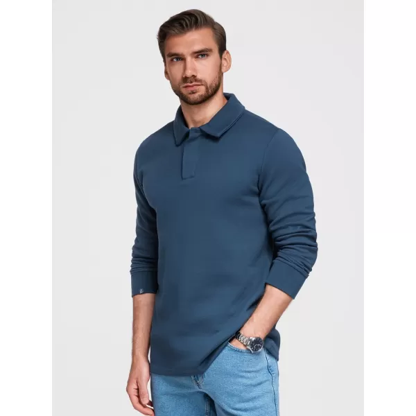  Pánský rolák OMBRE B1719 DARK BLUE 