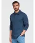 Pánský rolák OMBRE B1719 DARK BLUE