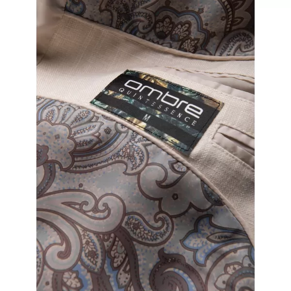  Pánské sako OMBRE M169 BEIGE 