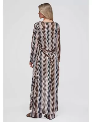 Dámský kardigan OMBRE OW-UW-E0001 BROWN