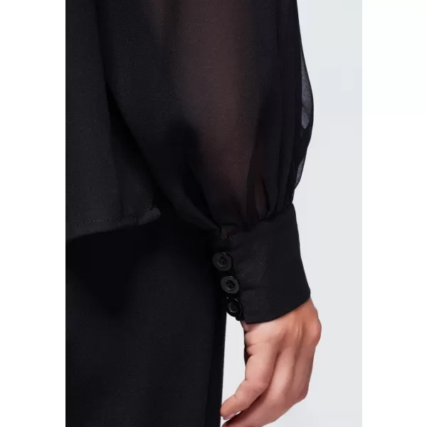  Dámská halenka OMBRE OW-TS-E0085 BLACK 