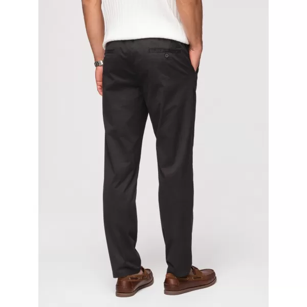  Pánské kalhoty OMBRE OM-PACP-0293 BLACK 