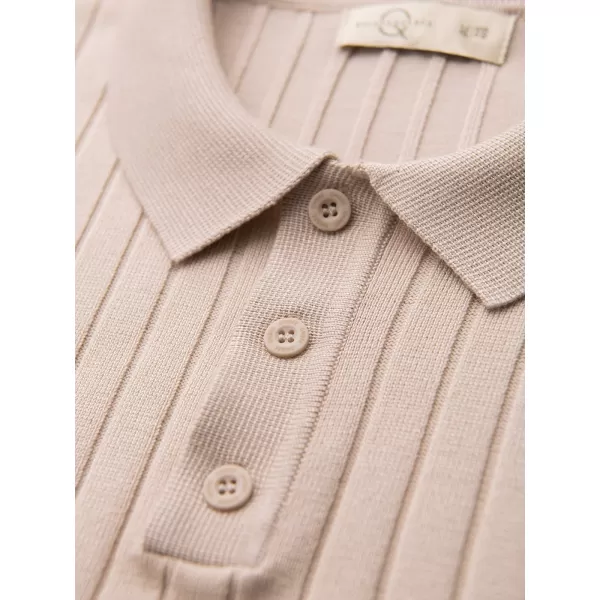  Pánské polo tričko OMBRE OM-POSS-0180 BEIGE 