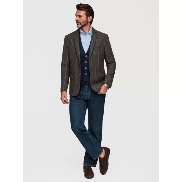  Pánské sako OMBRE M166 DARK BROWN 