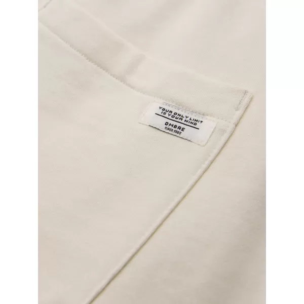  Pánské tepláky OMBRE OM-PABS-0304 CREAM 