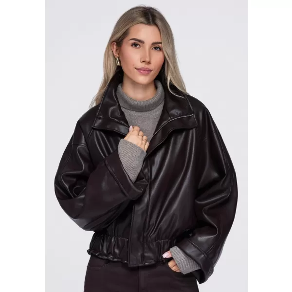  Dámská bunda OMBRE OW-JT-E0007 BROWN 