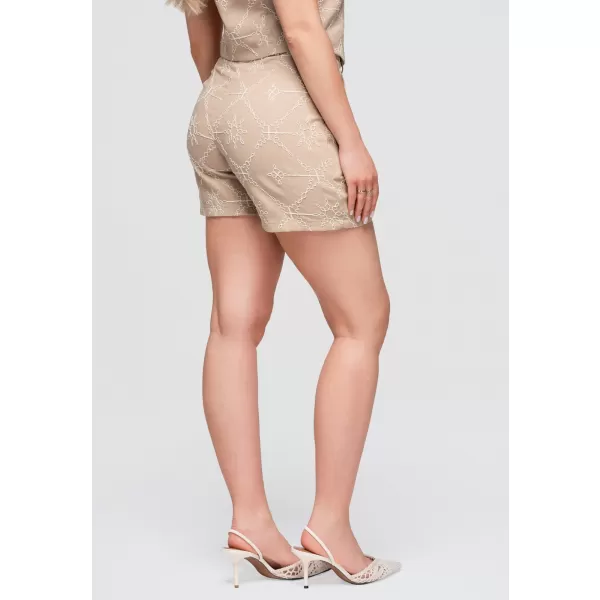  Dámské kraťasy OMBRE OW-ST-E0019 TAUPE 