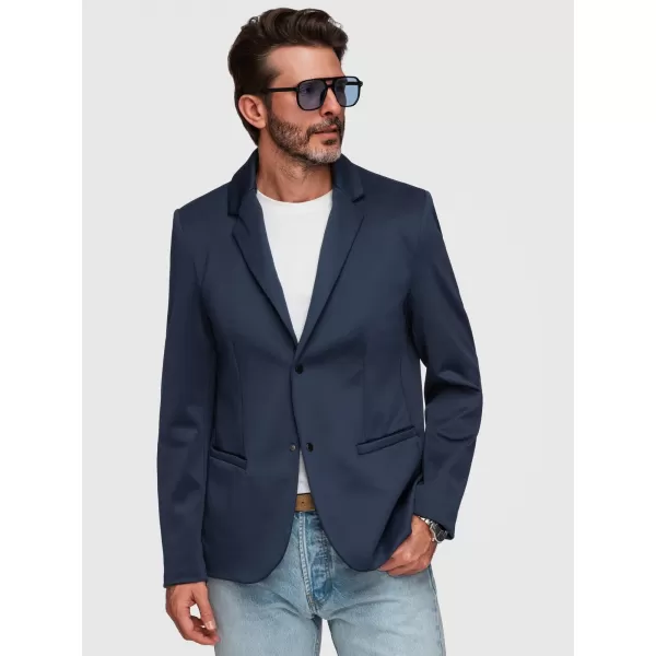  Pánské sako OMBRE M168 NAVY BLUE 