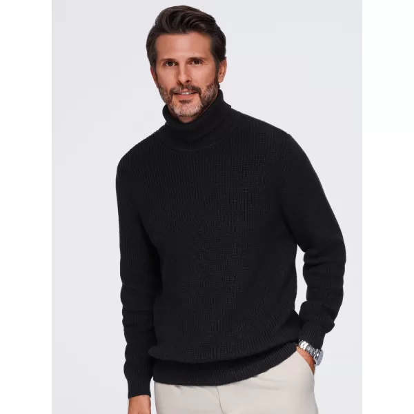  Pánský rolák OMBRE OM-SWTN-0189 BLACK 