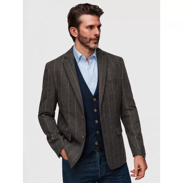  Pánské sako OMBRE M166 DARK BROWN 