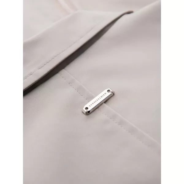  Pánská přechodná bunda OMBRE OM-JANP-0224 GREY-BEIGE 