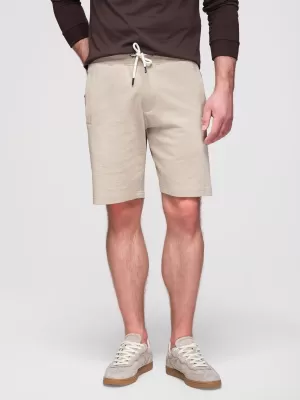 Pánské kraťasy OMBRE OM-SRBS-0205 LIGHT BEIGE