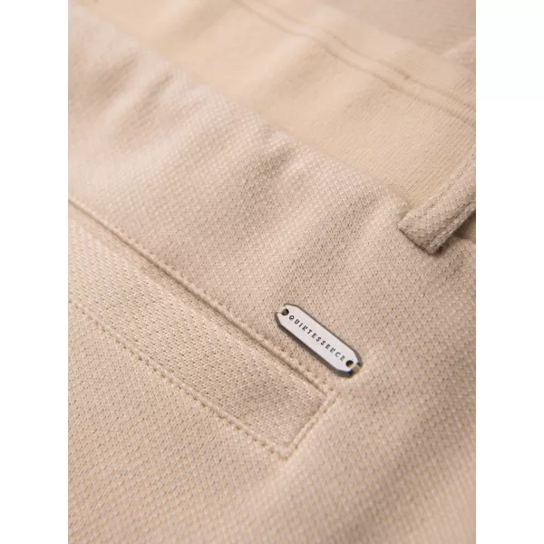  Pánské kalhoty OMBRE OM-PACP-0292 BEIGE 