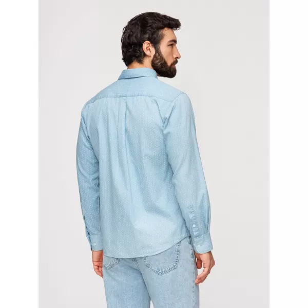 Pánská košile OMBRE K702 LIGHT BLUE 