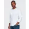 Pánské tričko OMBRE OM-LSBL-0142 WHITE