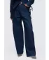 Dámské kalhoty OMBRE OW-PA-E0017 DARK BLUE