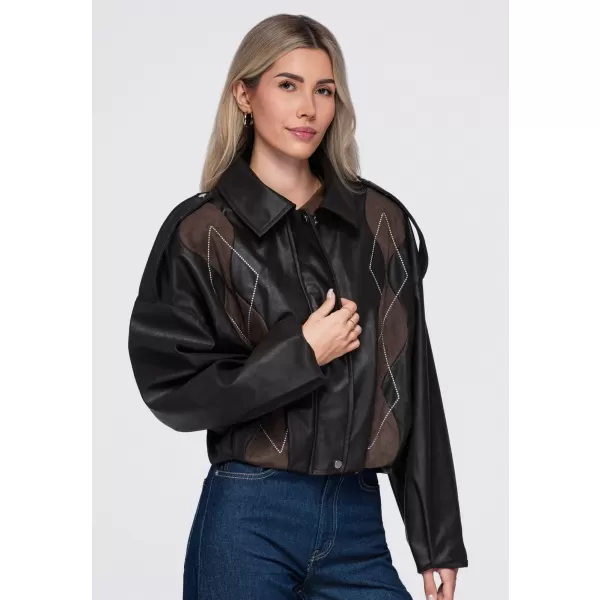 Dámská bunda OMBRE OW-JT-E0004 BROWN 