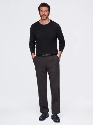 Pánský svetr OMBRE OM-SWSW-0119 BLACK