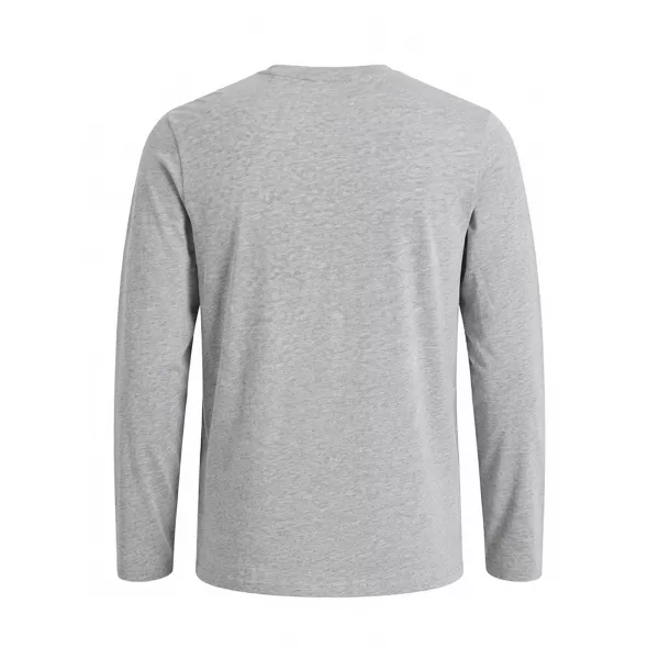  Pánské tričko OMBRE L171 GREY MELANGE 