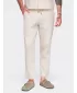 Pánské kalhoty OMBRE OM-PACP-0312 CREAM