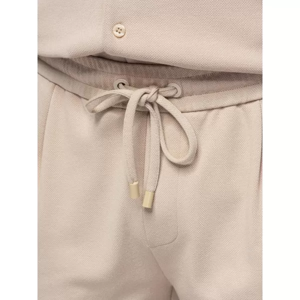  Pánské kalhoty OMBRE OM-PACP-0306 BEIGE 