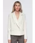 Dámské sako OMBRE OW-BL-E0006 ECRU