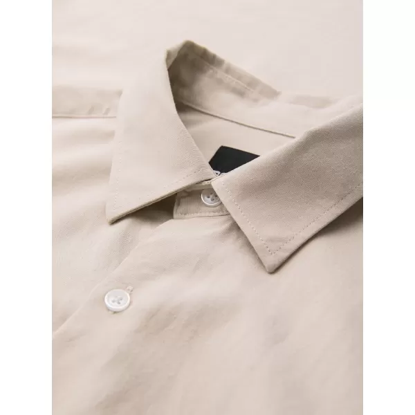  Pánská košile OMBRE OM-SHCS-0190 BEIGE 