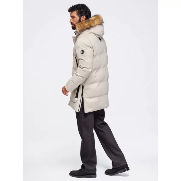  Pánská parka OMBRE OM-JALJ-0310 CREAM 