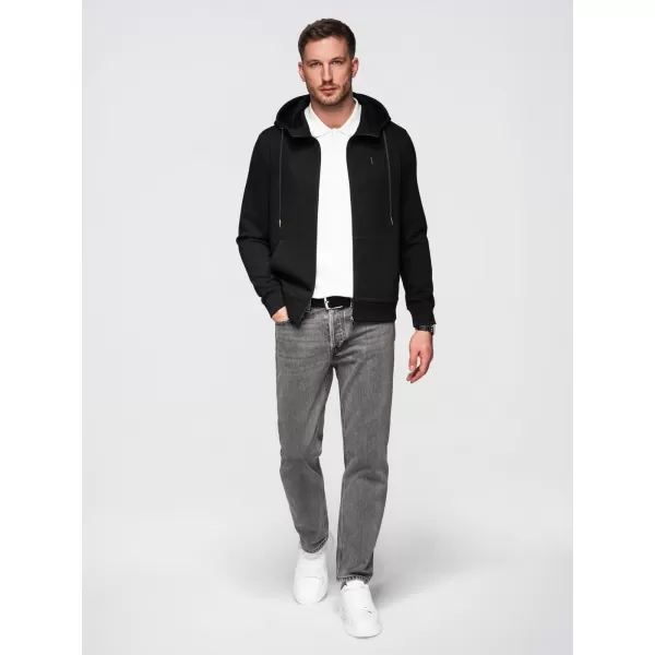  Pánská mikina OMBRE OM-SZBC-0196 BLACK 